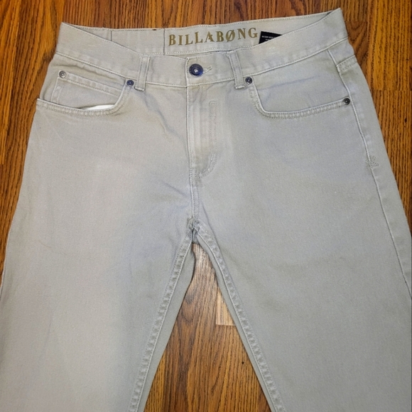 Billabong Alder Mens Light Brown Jeans W32 L32 Narrow Straight Leg Fit B16 - Picture 4 of 11